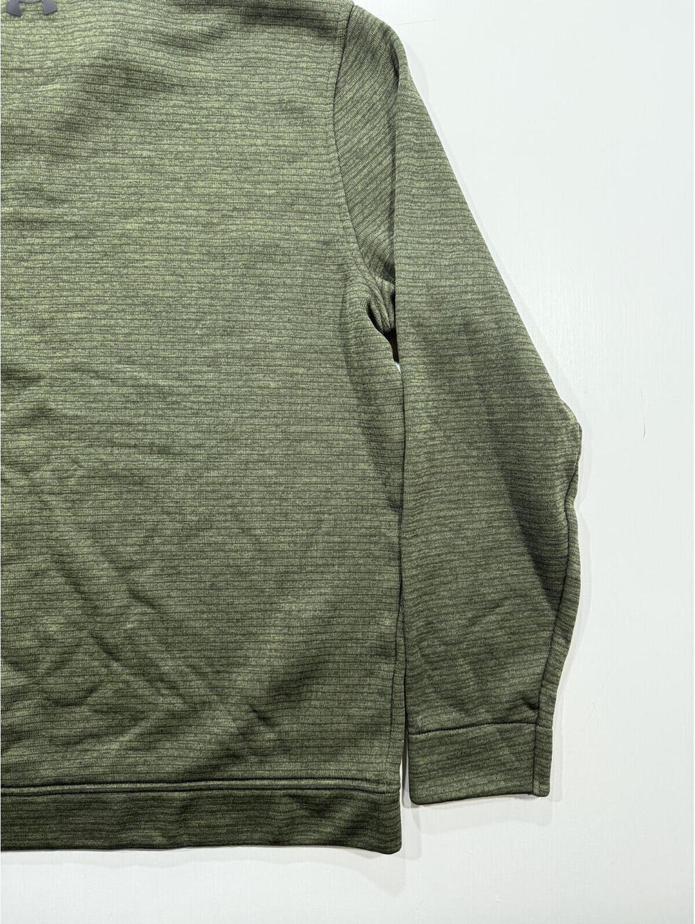 Under Armour Golf Storm Pullover Mens Large Green 1/4 Zip Sweater Fleece - Picture 9 of 11